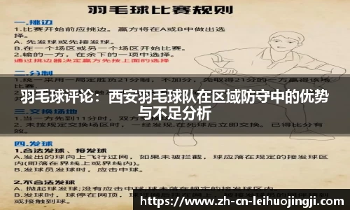 羽毛球评论:西安羽毛球队在区域防守中的优势与不足分析